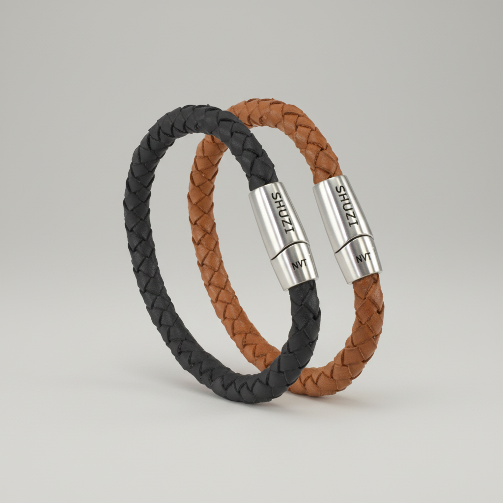 Shuzi Leather EMF Band