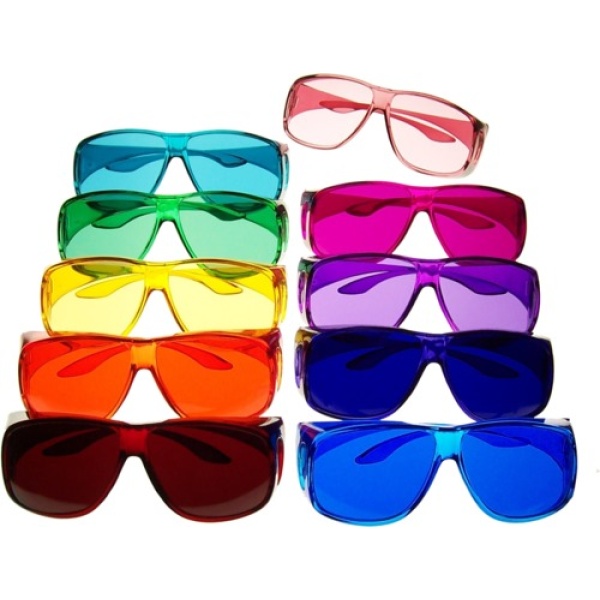 Color Therapy Glasses Set - Fit Over Existing Glasses