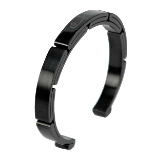 Shuzi Cuff EMF Bracelet - Black - Mens