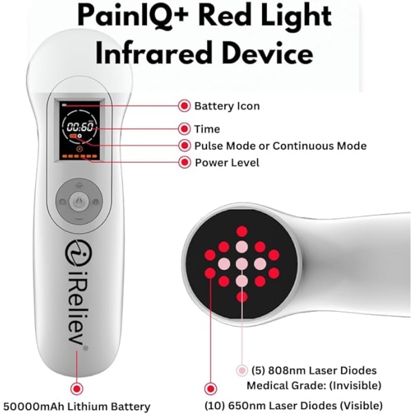 iReliev PainIQ+ Laser Therapy Device - Image 14